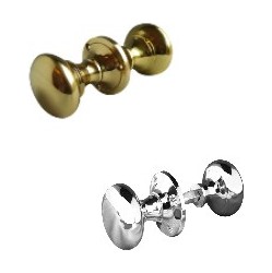 Brass Rim Knob Sets (polished )