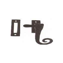 521 Curly Casement Fastener With Hook & Mortice Plate