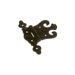 Black Antique Hinges - pairs