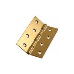 106 Double Steel Washered Brass Hinge - pair