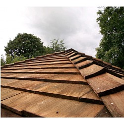 Western Red Cedar Shingles, Ridge Shingles, Silicone Nails