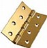 106 Double Steel Washered Brass Hinge - pair