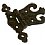 Black Antique Hinges - pairs